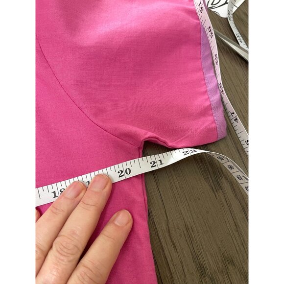 NWT Nickelodeon Pink Turtle Power Scrub Top - Picture 7 of 7